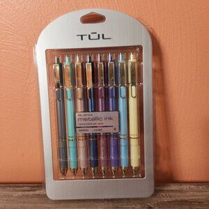 NEW TUL GL Series Retractable Gel Pens - Metallic Ink - 8 ct